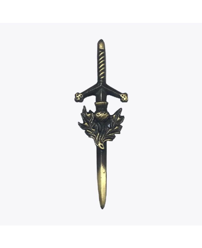 Antique Thistle Kilt Pin