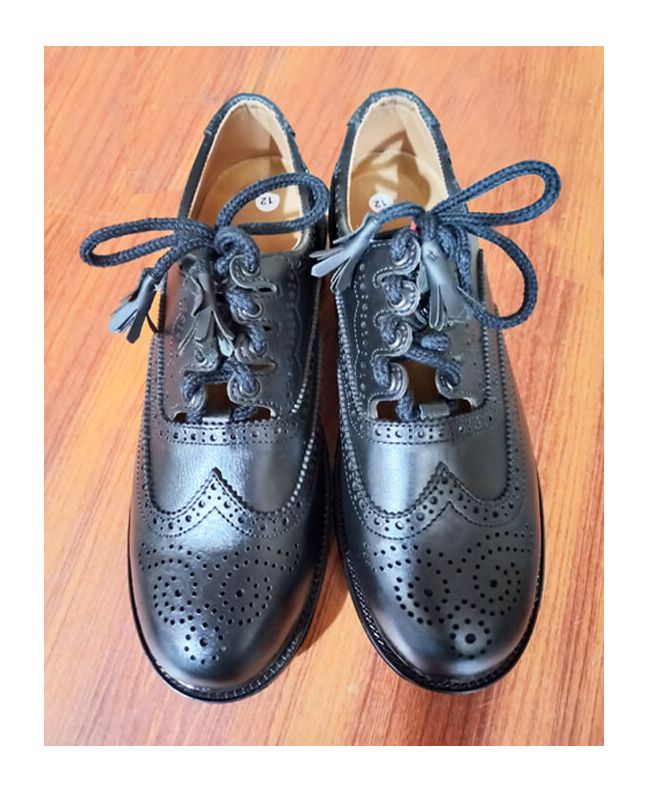 Black Ghillie Brogues