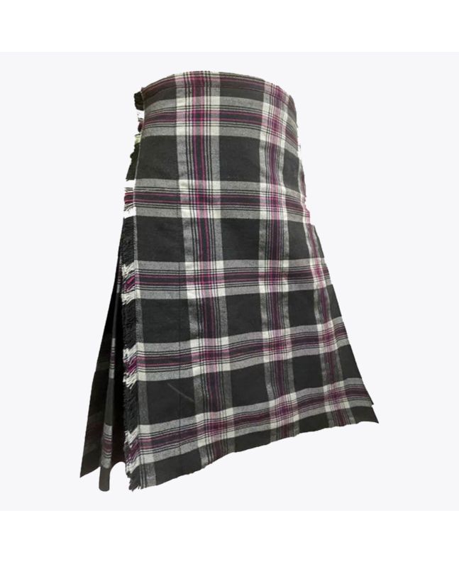 Lion Heart Grey Tartan Kilt