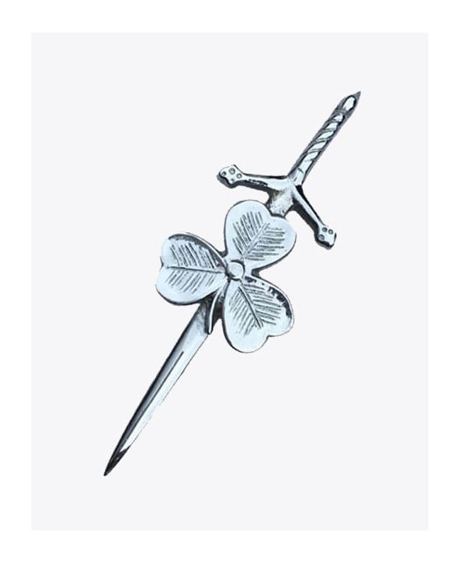 kilt pin Shamrock