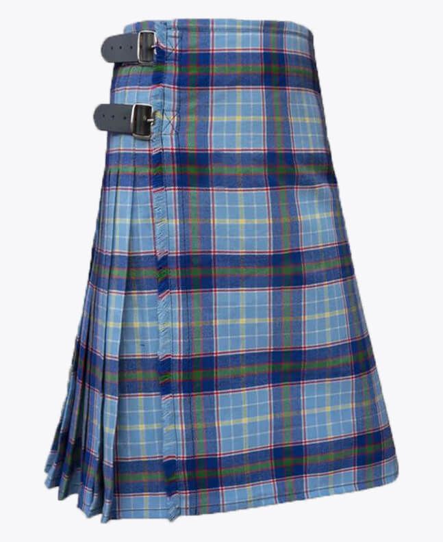 Texas Bluebonnet Tartan Kilt