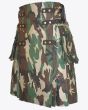 Camo Utility Kilt with cargo pockets