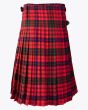 Red Rose Tartan Kilt