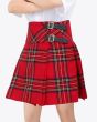 Royal Stewart Tartan Billie Kilt for Women SIDE