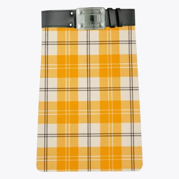 Ailsa Gold Tartan Kilt