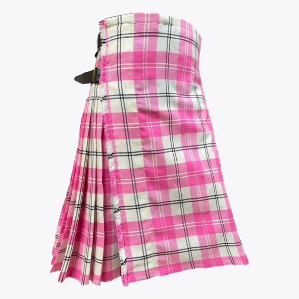 Ailsa Pink Tartan Kilt