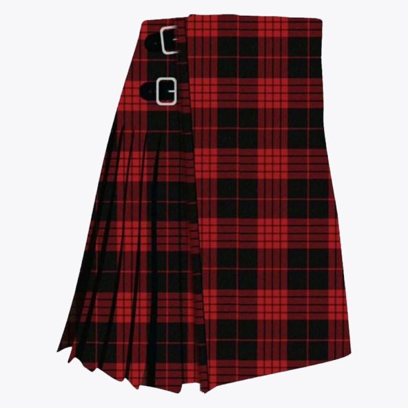 Campbell Red Muted Tartan Kilt