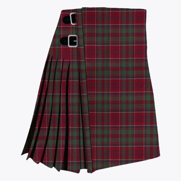 Grant Red Muted Tartan Kilt