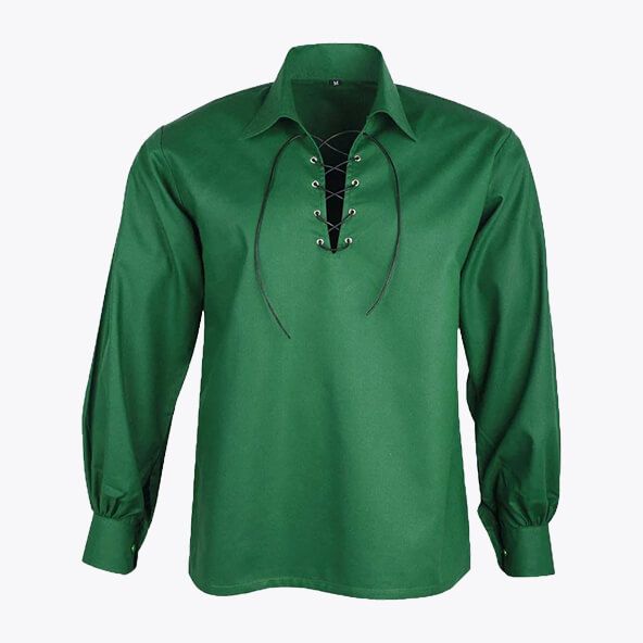 Green Ghillie Kilt Shirt