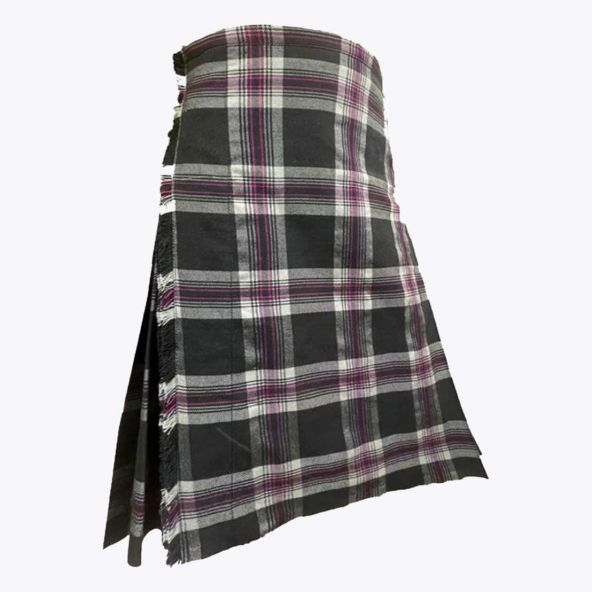 Lion Heart Grey Tartan Kilt