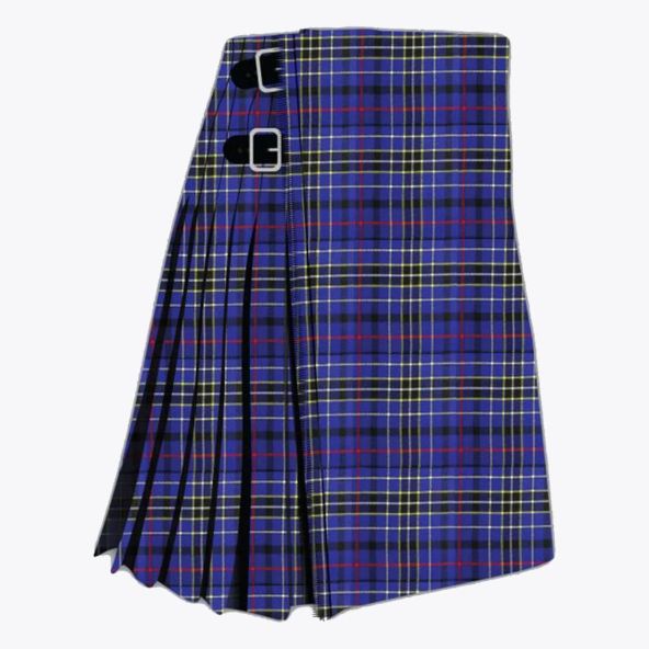 Modern Blue Tartan Kilt