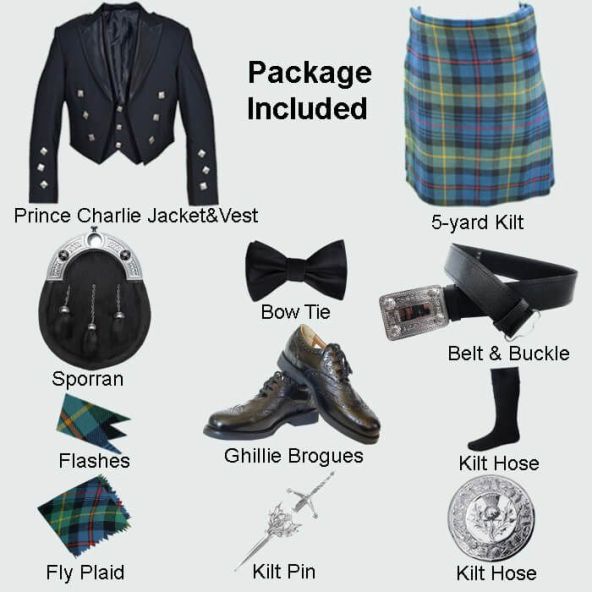 Prince Charlie Kilt Outfit Package