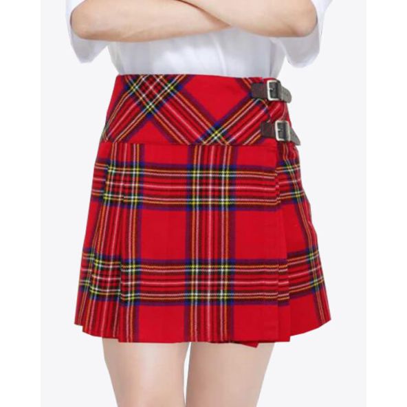 Royal Stewart Tartan Billie Kilt for Women front