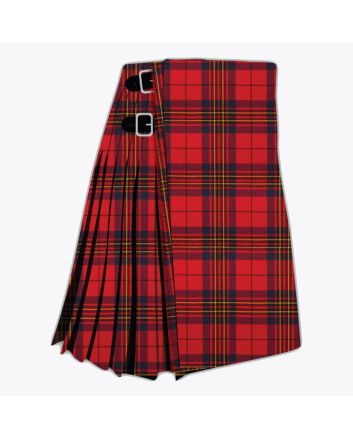 Clan Red Leslie Modern Tartan Kilt