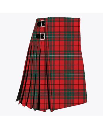 MacAuley Red Modern Tartan Kilt