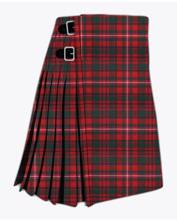 Mackinnon Red Modern Tartan Kilt