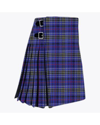 Modern Blue Tartan Kilt