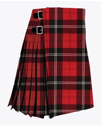 Ramsay Red Modern Tartan Kilt