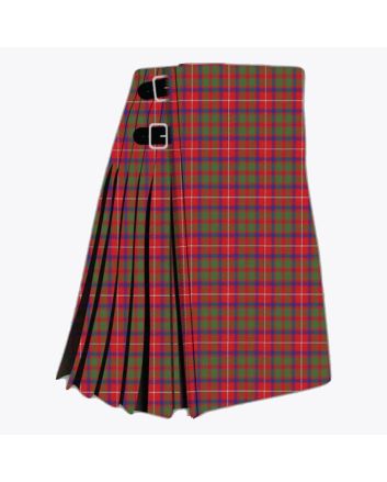 Shaw Red Modern Tartan Kilt
